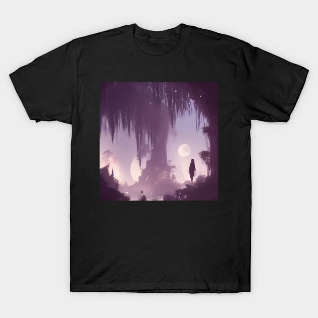 Moonlit Oasis T-Shirt by Feychild333